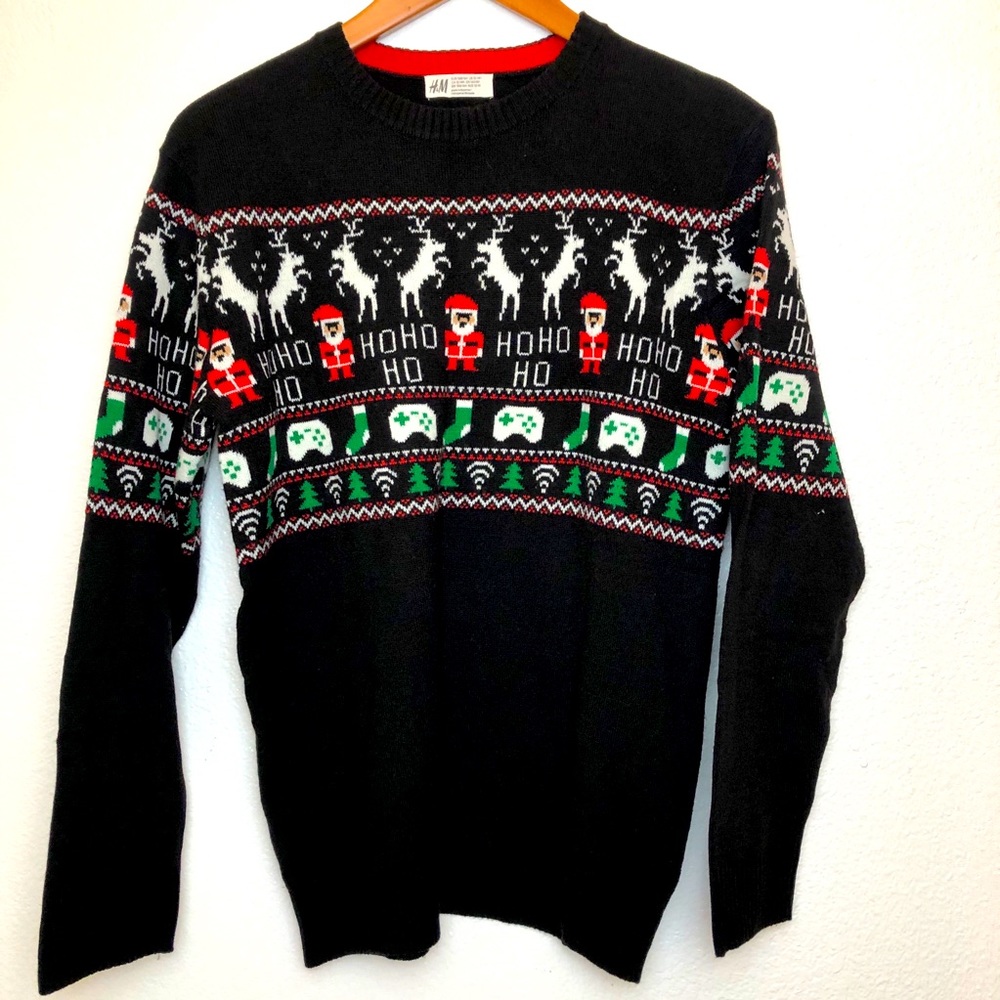 H&M Boys Ugly Christmas  Sweater Size 12-14Y